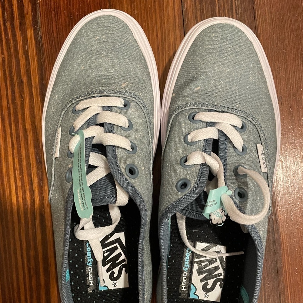BRAND NEW Vans Authentic ComfyCush Concrete Wash Womens Size 7